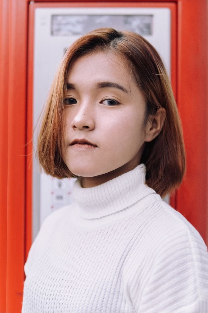 Kpop Korean wolf cut face-framing layers suited to different face shapes